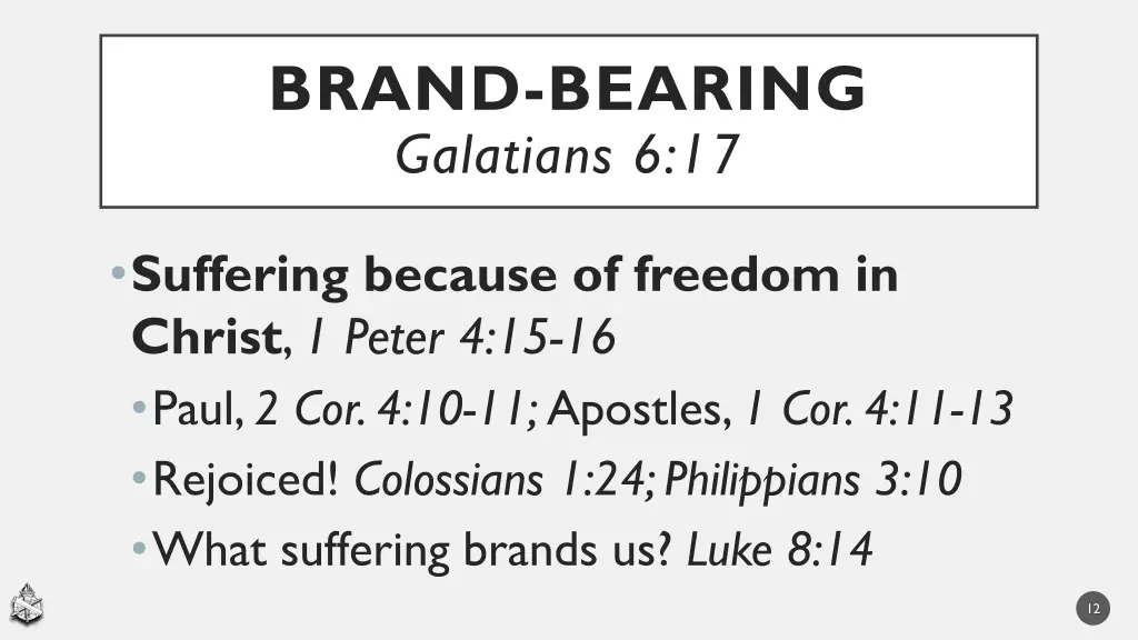 brand bearing galatians 6 17 1