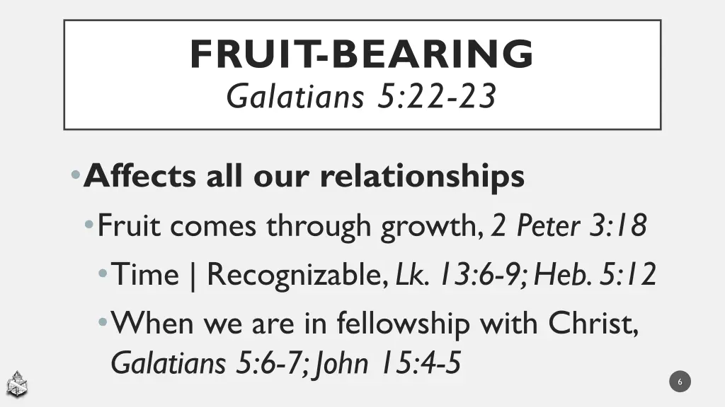 fruit bearing galatians 5 22 23 1