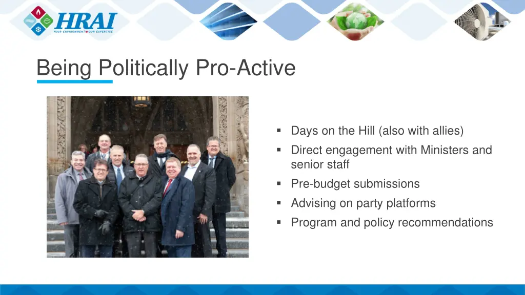 being politically pro active