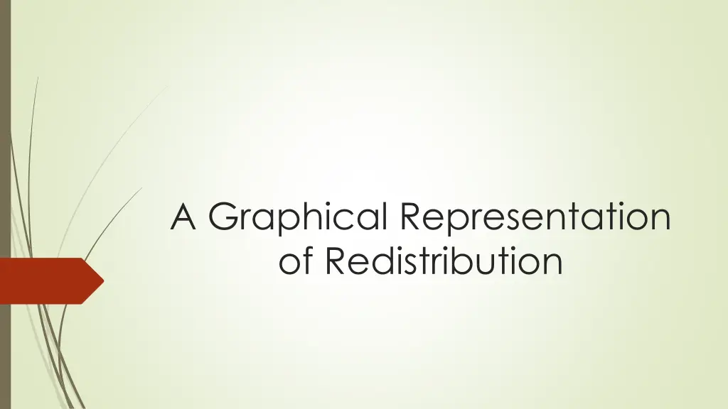 a graphical representation of redistribution