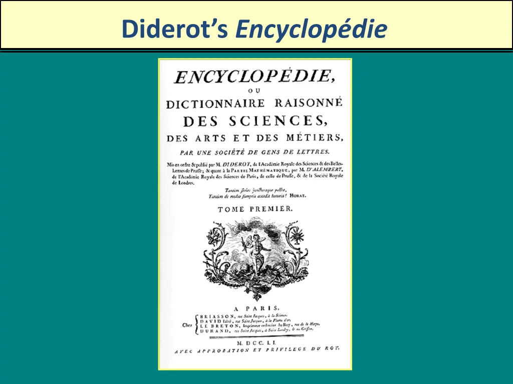 diderot s encyclop die