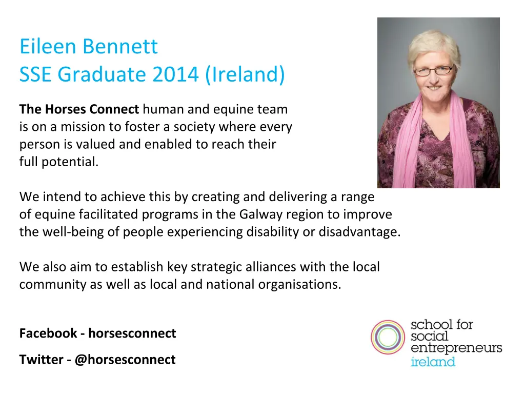 eileen bennett sse graduate 2014 ireland