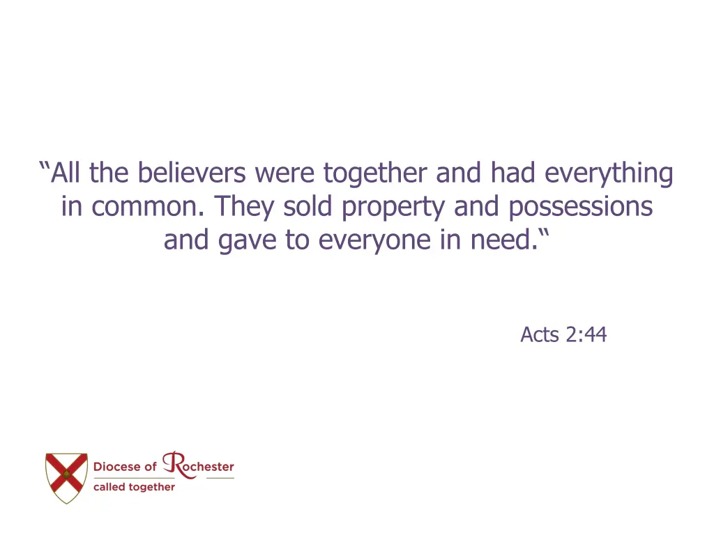 all the believers were together