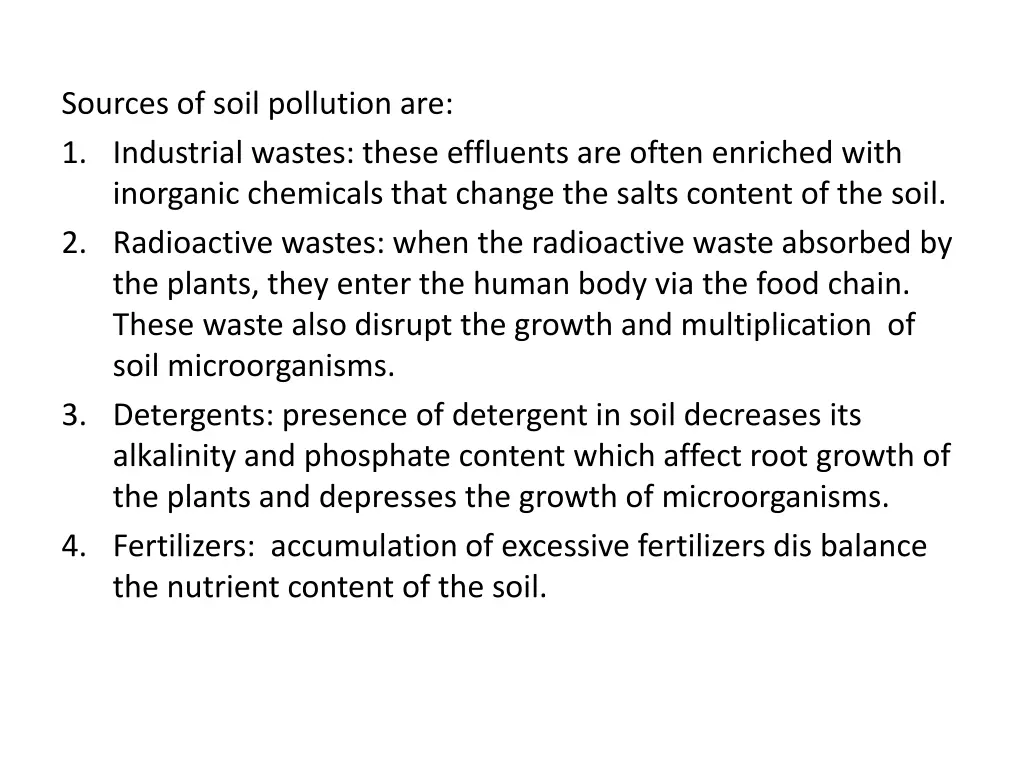 sources of soil pollution are 1 industrial wastes