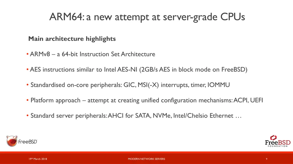 arm64 a new attempt at server grade cpus