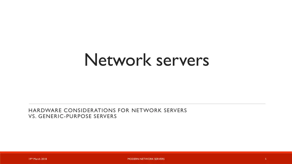 network servers