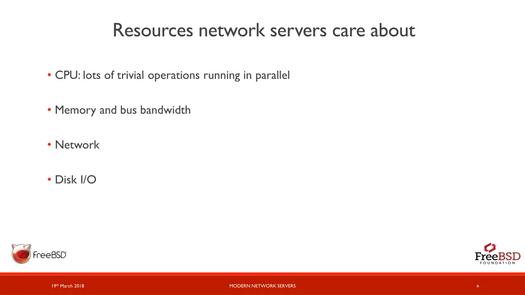 resources network servers care about