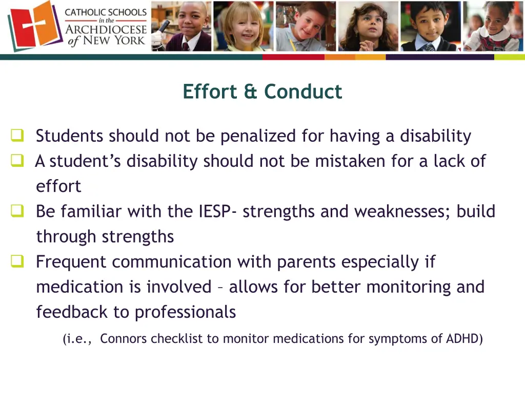 effort conduct