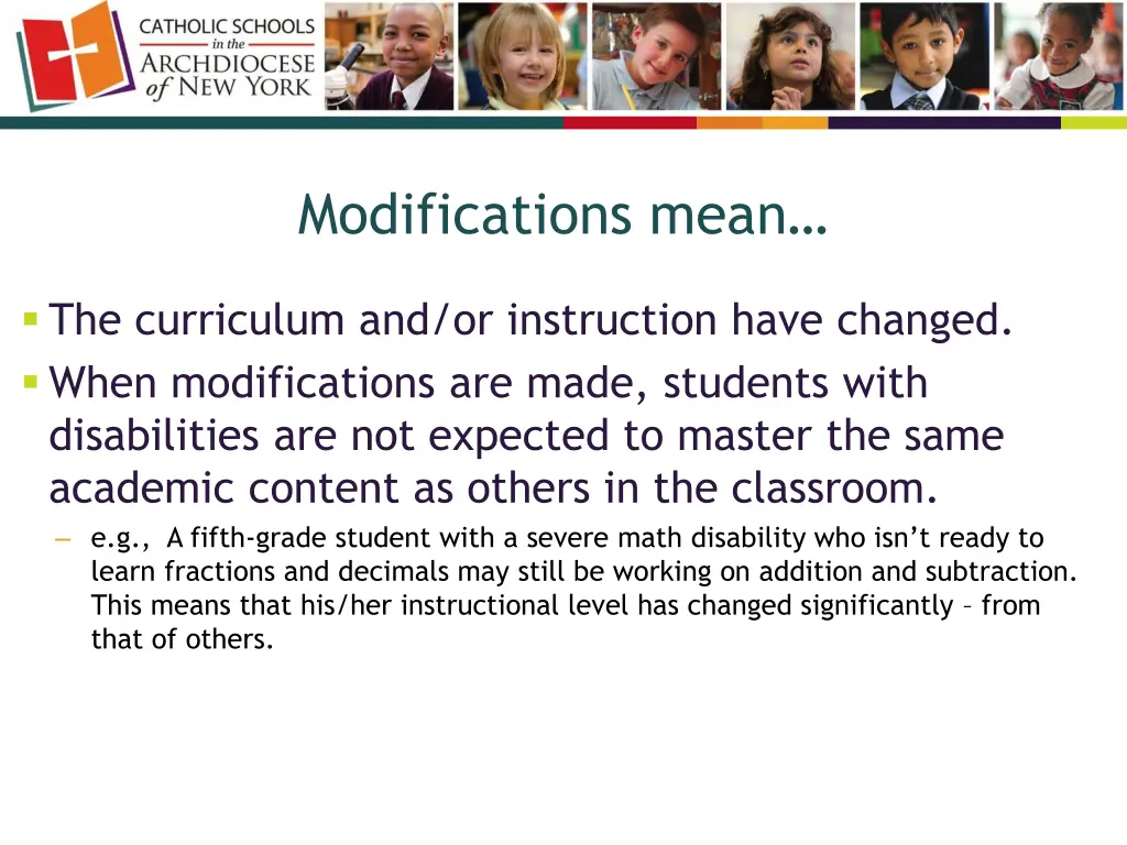 modifications mean