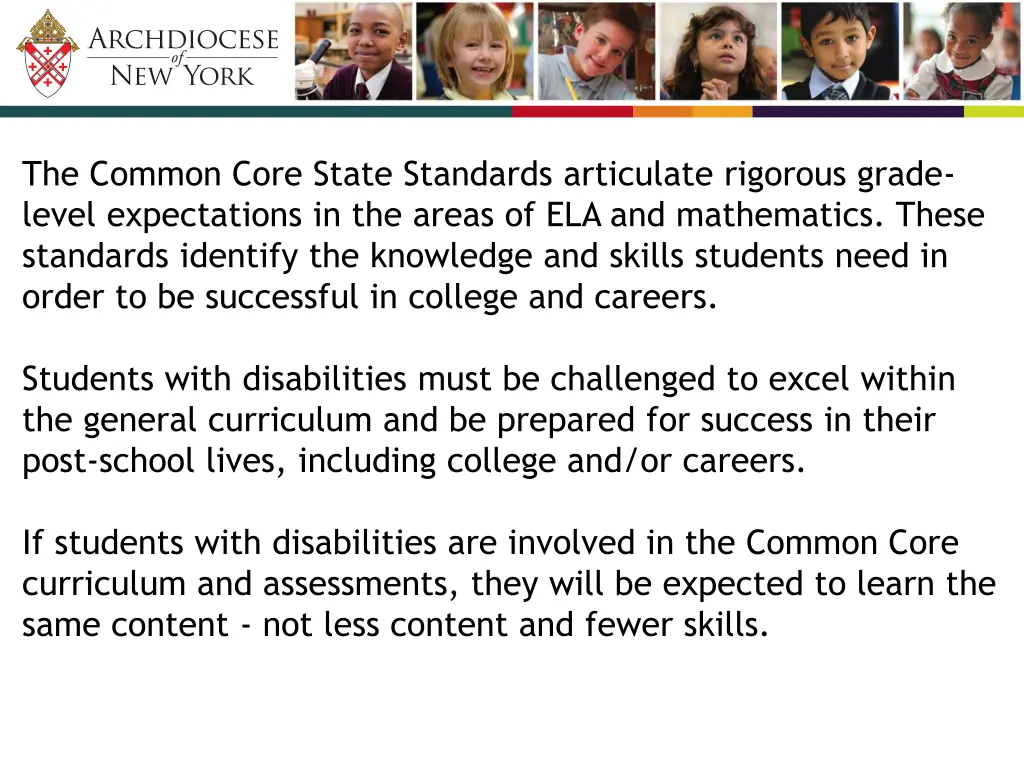 the common core state standards articulate