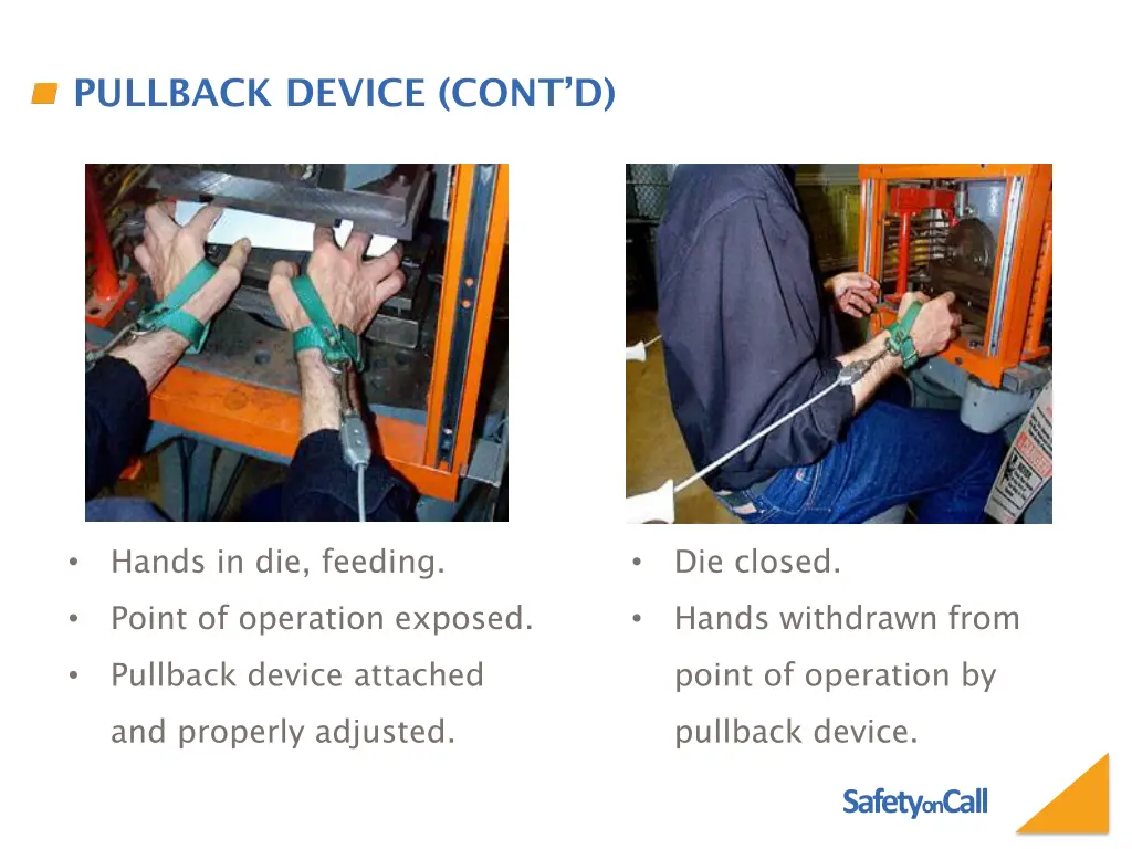 pullback device cont d