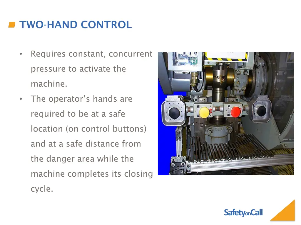 two hand control