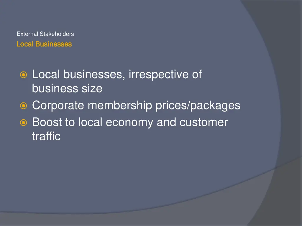 external stakeholders 3