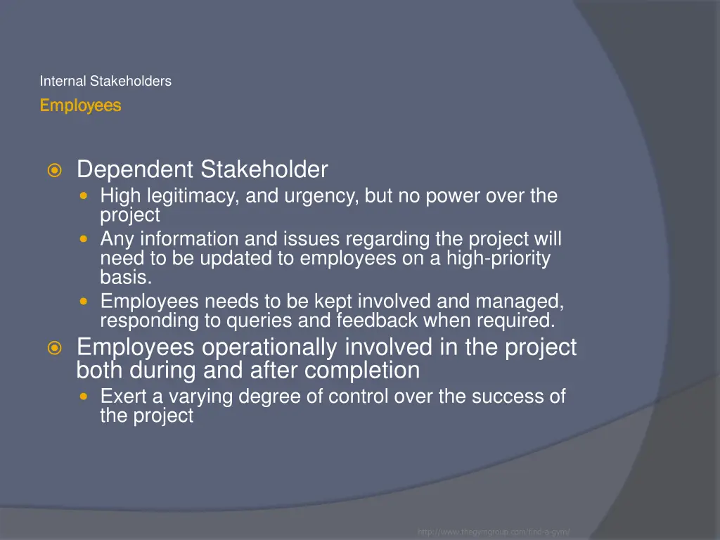 internal stakeholders 5