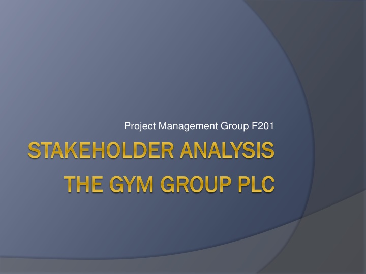 project management group f201