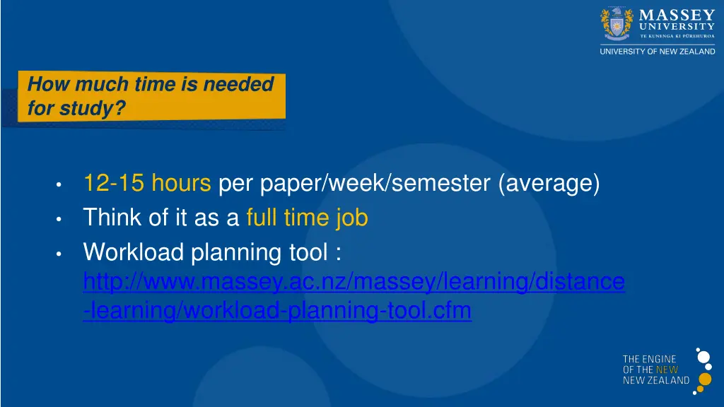 how much time is needed for study