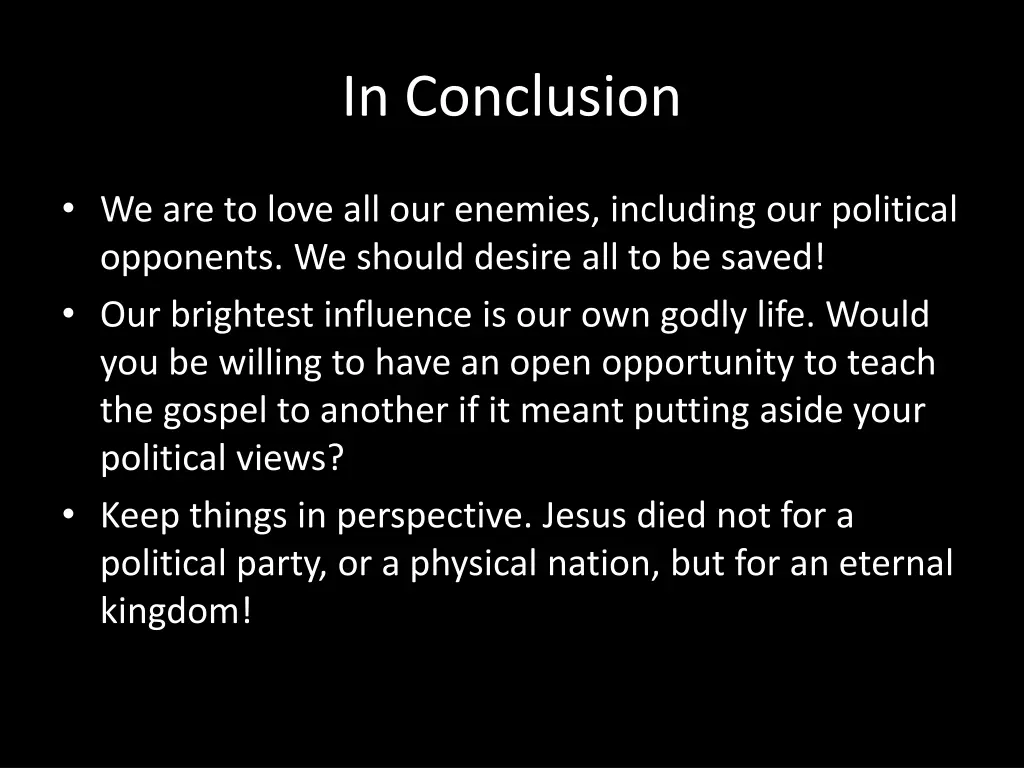 in conclusion 1
