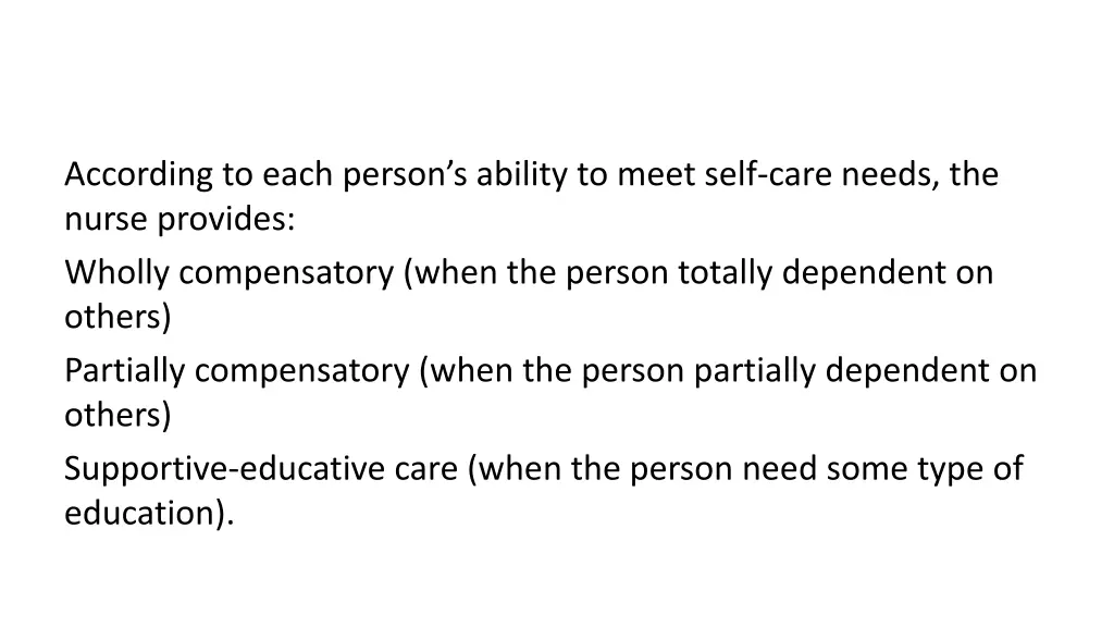 according to each person s ability to meet self