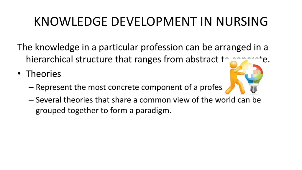 knowledge development in nursing