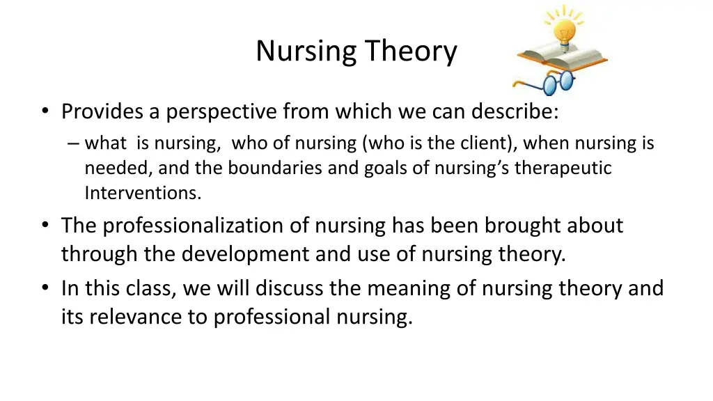 nursing theory