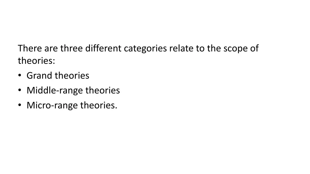 there are three different categories relate