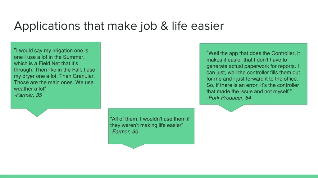 applications that make job life easier