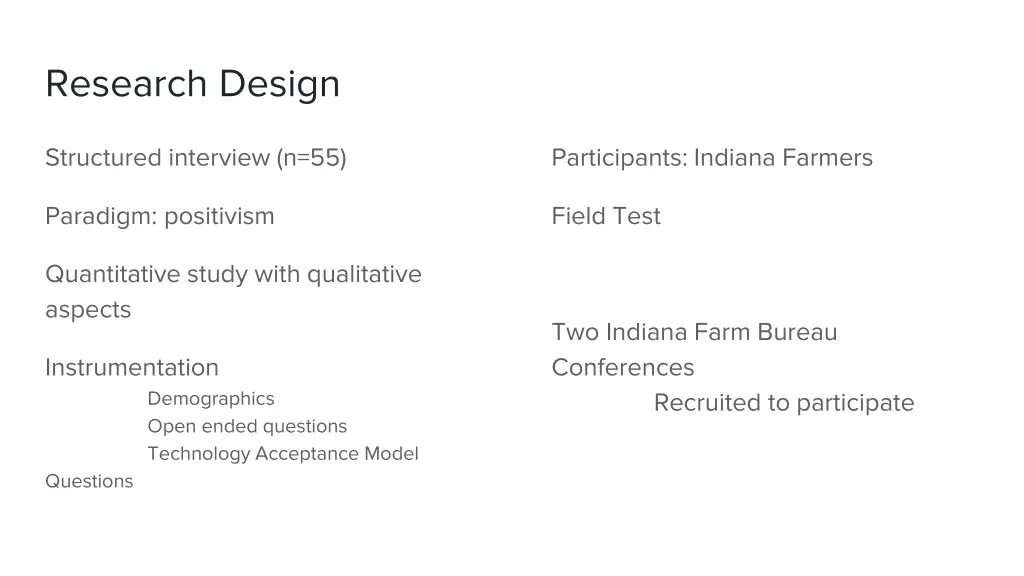 research design