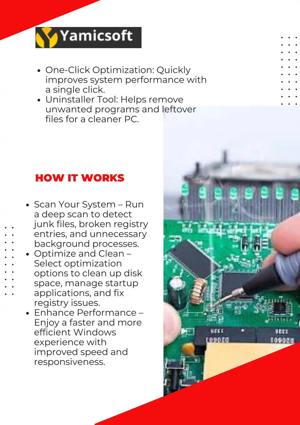 one click optimization quickly improves system