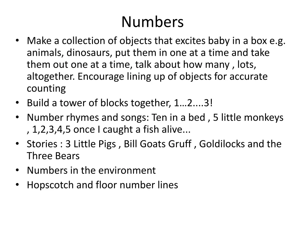 numbers 1