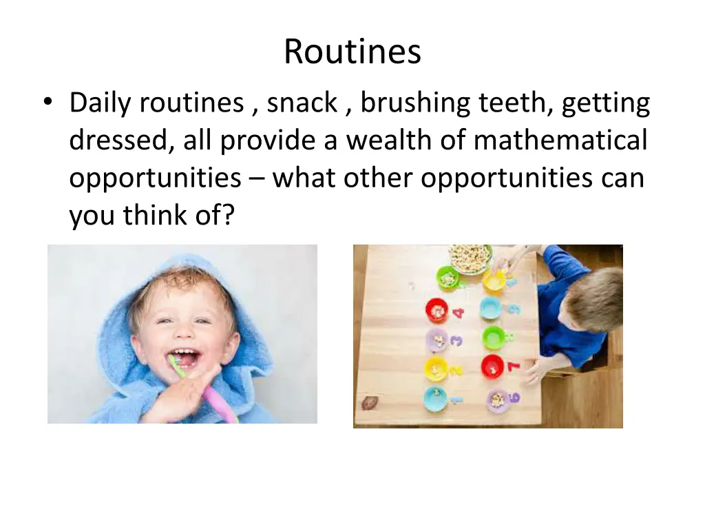 routines