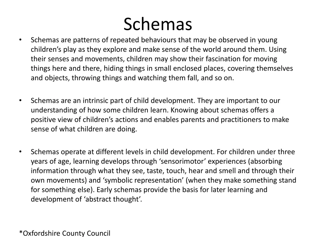 schemas