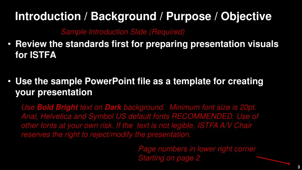 introduction background purpose objective