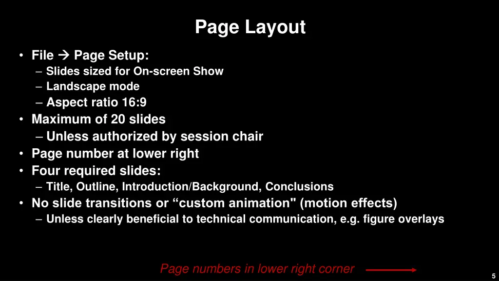 page layout