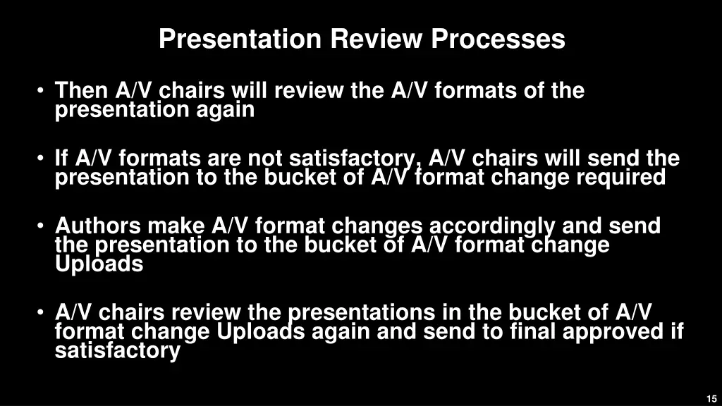 presentation review processes 1