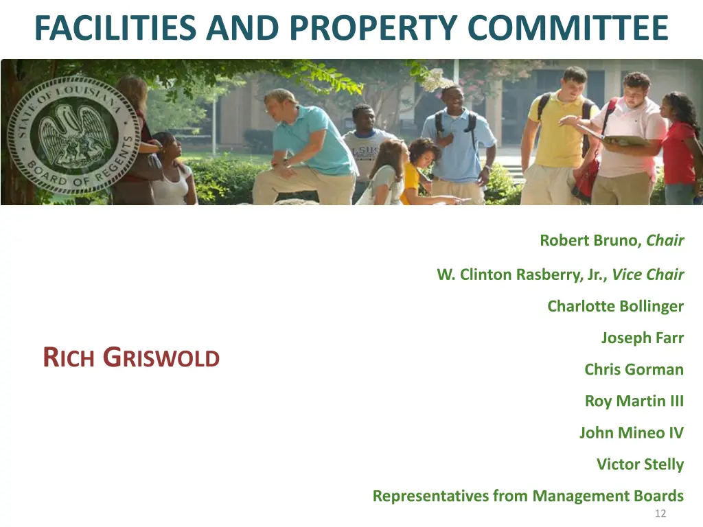 facilities and property committee