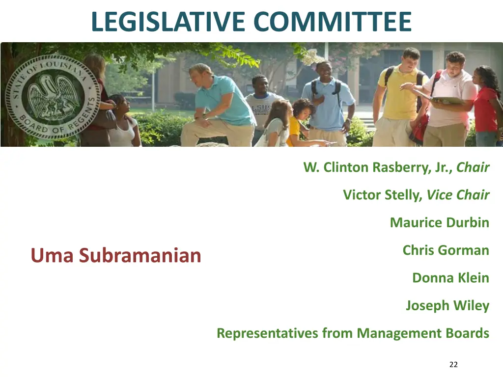 legislative committee
