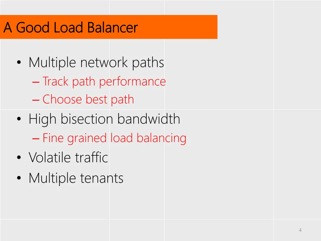 a good load balancer a good load balancer