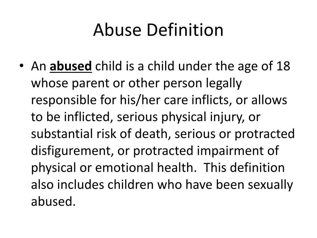 abuse definition
