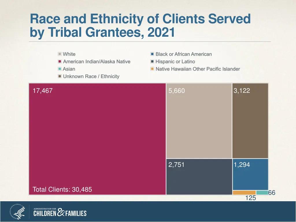 race and ethnicity of clients served by tribal
