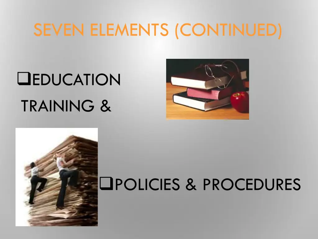 seven elements continued