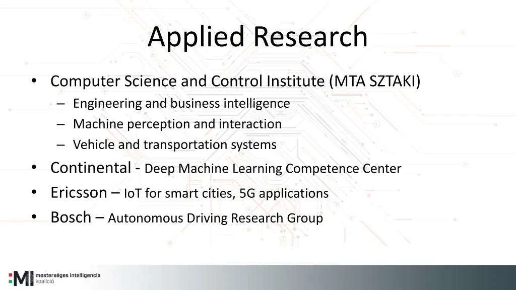 applied research
