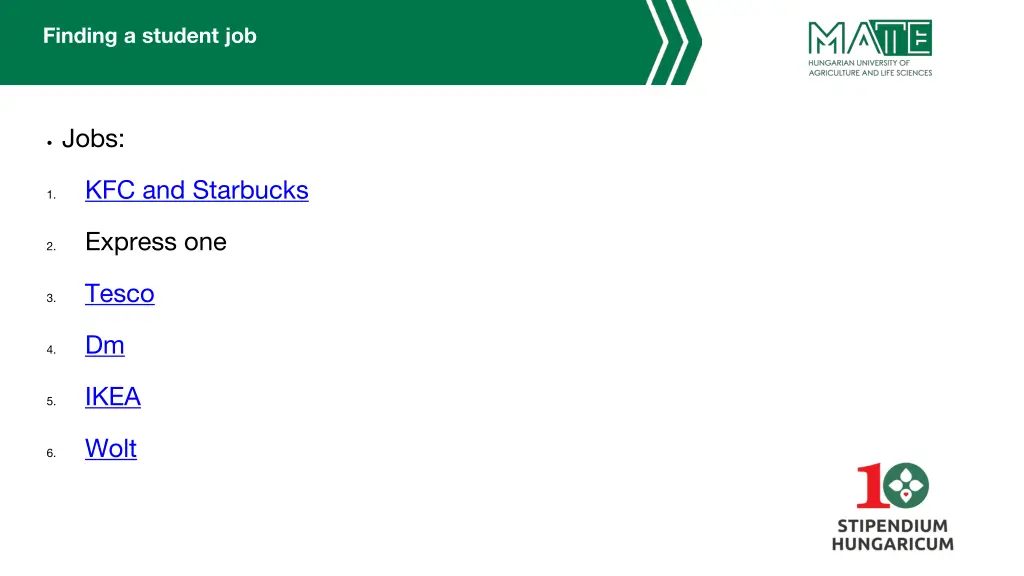 finding a student job
