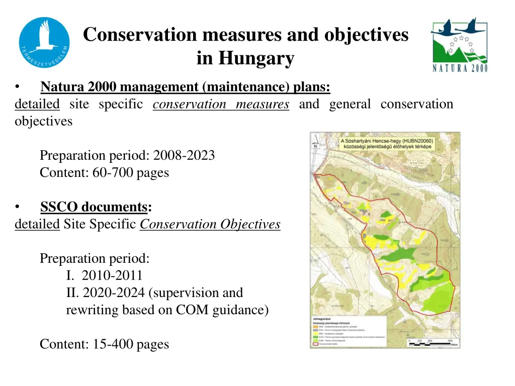 conservation measures and objectives in hungary
