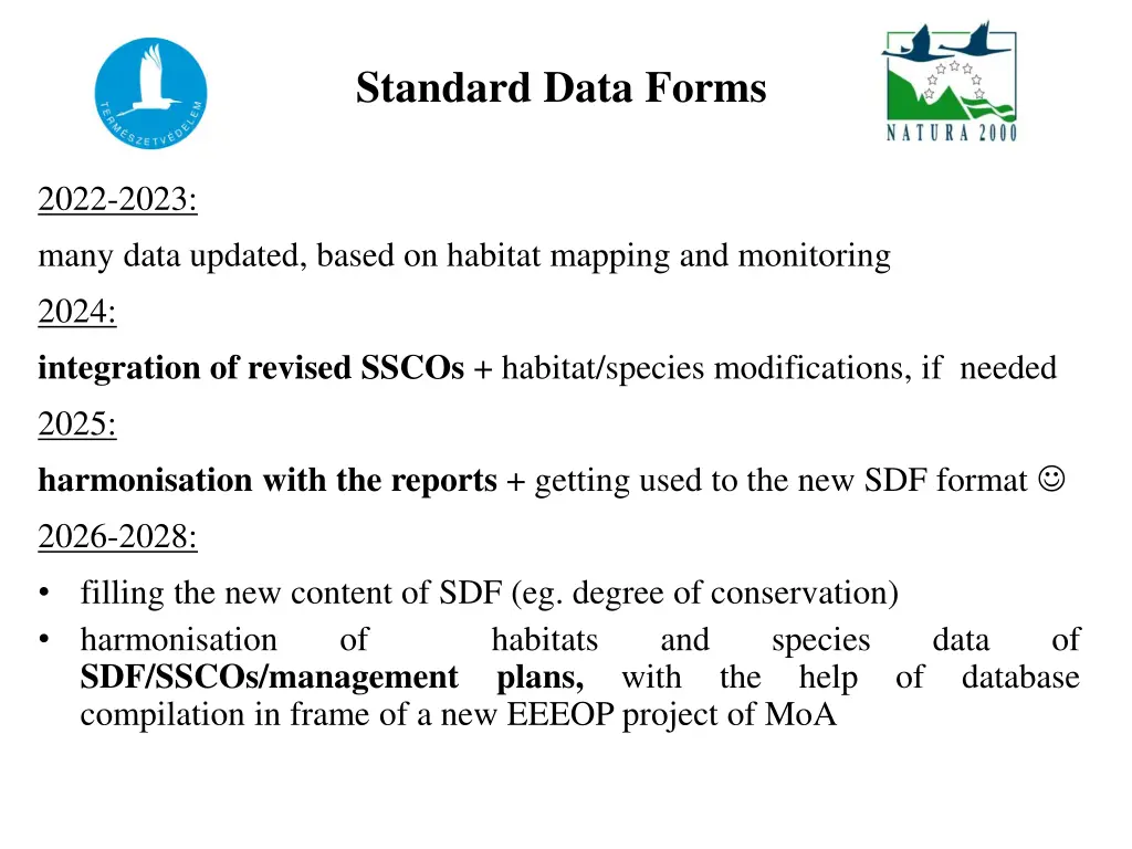 standard data forms