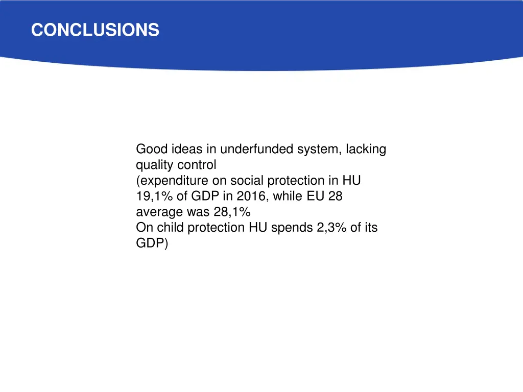conclusions