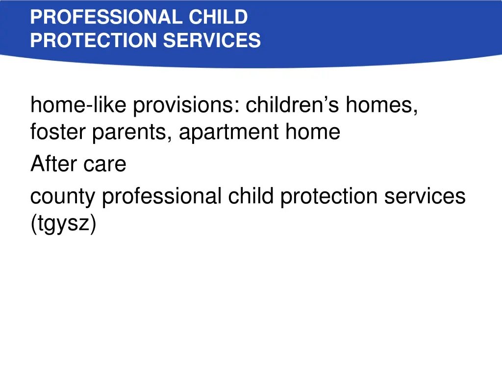 professional child protection services