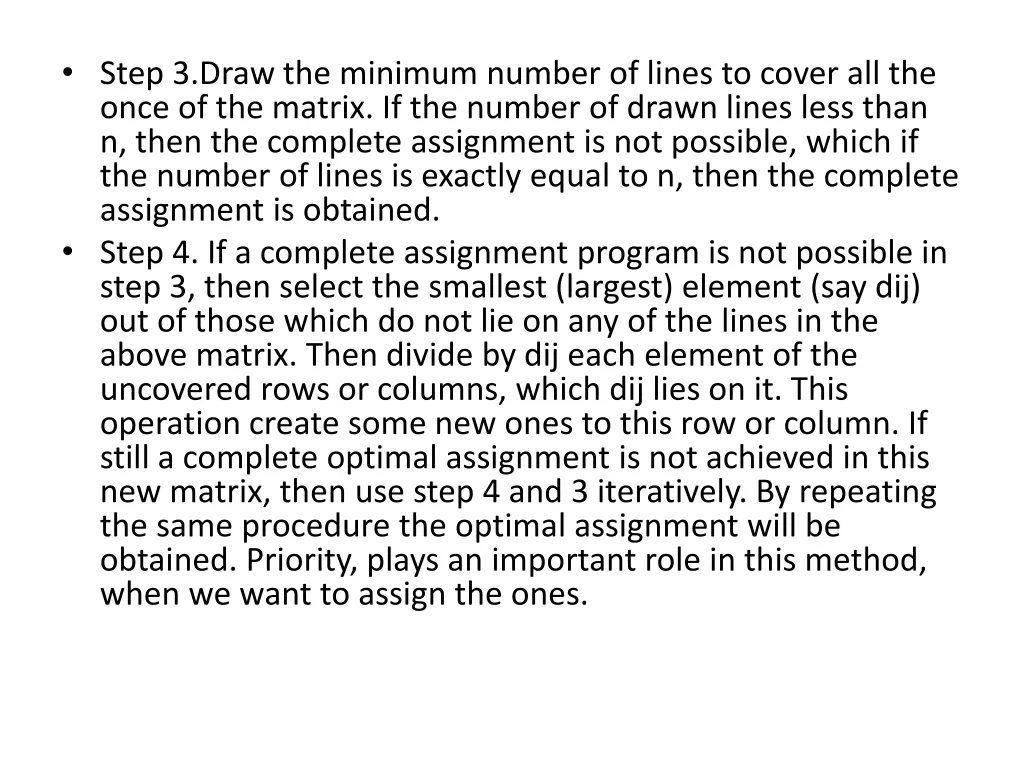 step 3 draw the minimum number of lines to cover