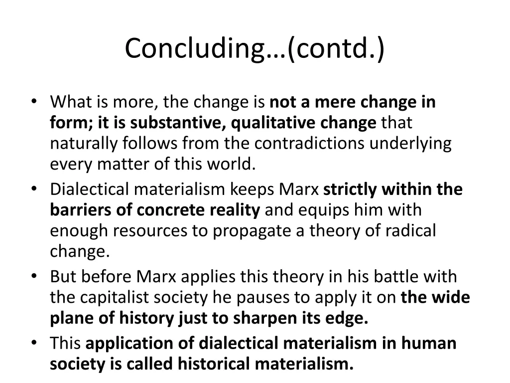 concluding contd