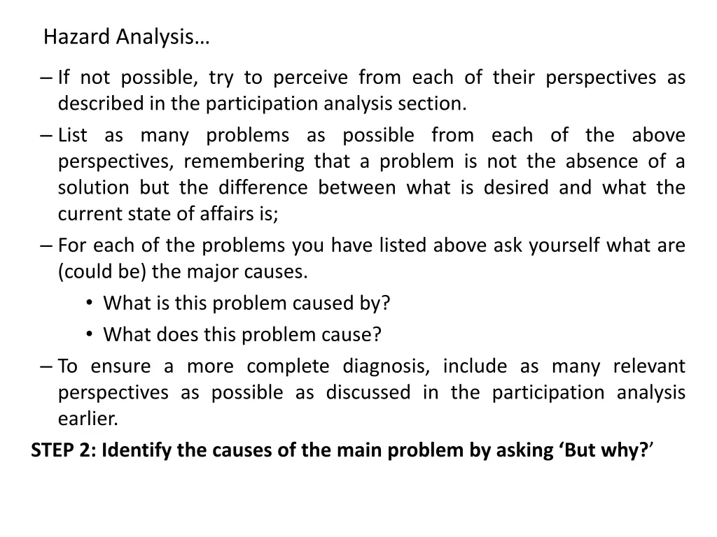 hazard analysis 1