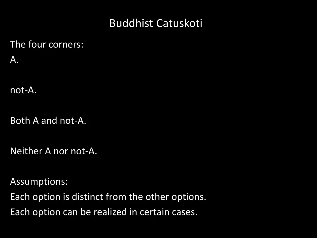 buddhist catuskoti